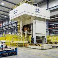 High-speed hot stamping production line