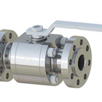 High pressure forged steel ball valve