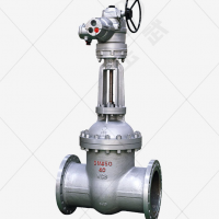 Electric flange gate valve