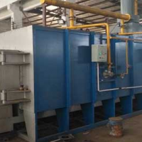 Continuous gas roasting furnace