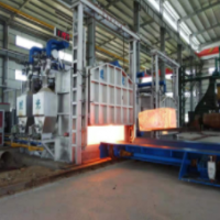 Regenerative forging heating furnace