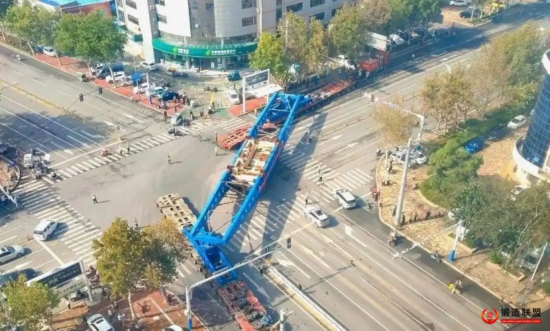 通裕重工700MN压机部件运输纪实