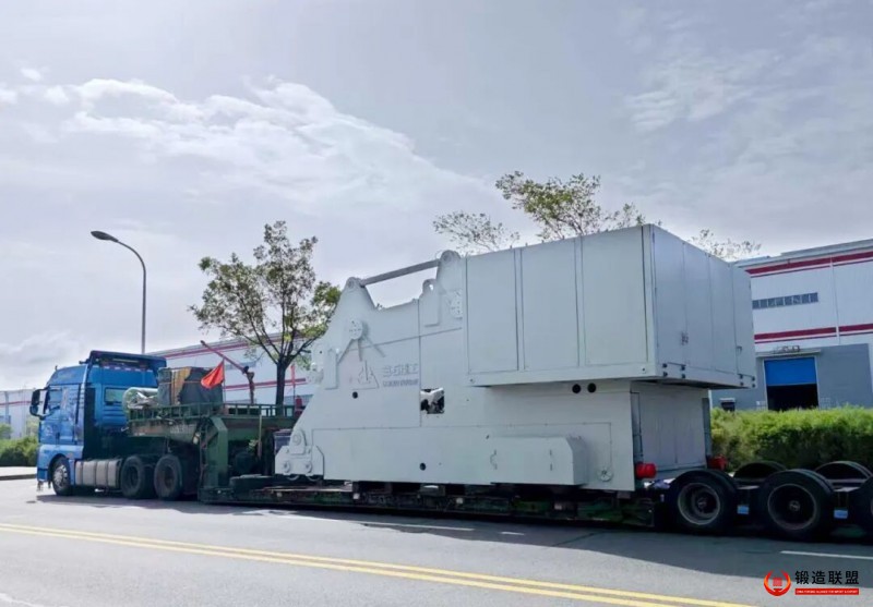 兰石重装重工公司12.5MN快锻机组热试成功