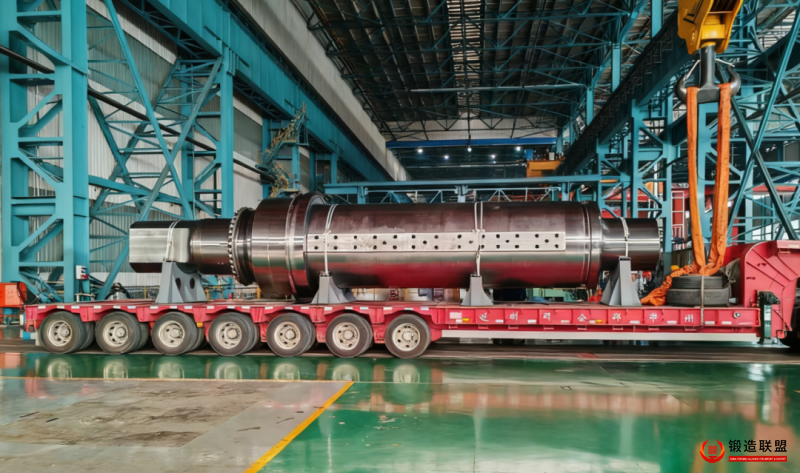 【恭贺】通裕重工成功交付160吨级碾环机核心部件主辊轴,助力高端装备国产化