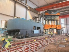 永盛泰钛业宇航级钛合金锻造数字化生产线建设进展顺利