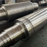 线棒材轧机轧辊槽钢专用过钢稳定重型耐磨损锻打件来图锻造
